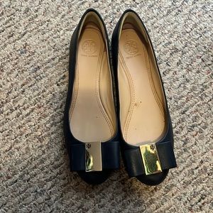 Tory Burch navy flats size 8.5
